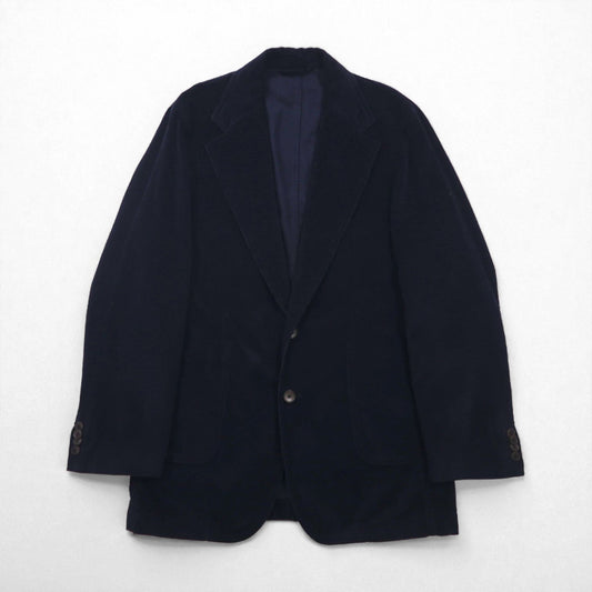 HUGO BOSS 2B コーデュロイ テーラードジャケット ブレザー L ネイビー ポーランド製