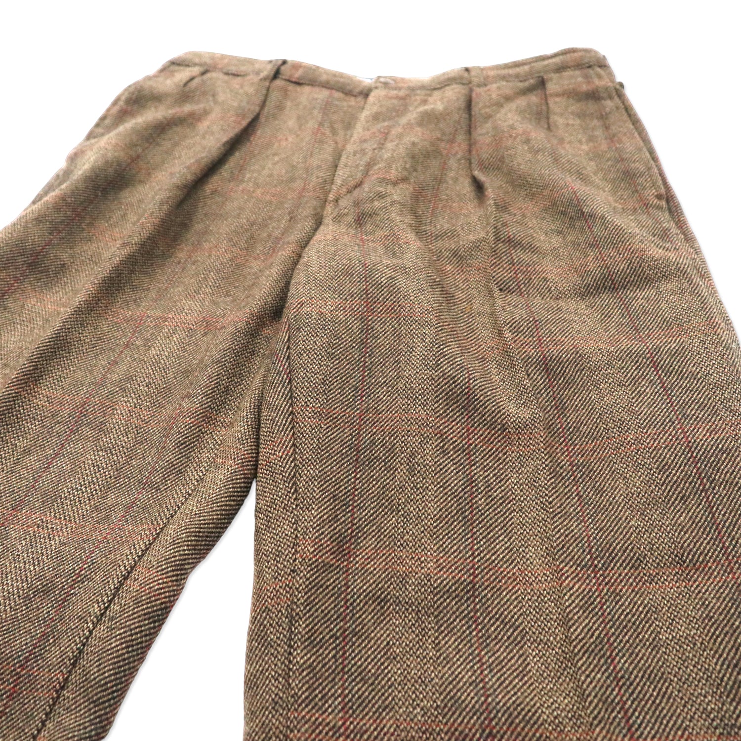 USA Made Polo by Ralph Lauren Tweed Tack Slacks Pants 36 Brown