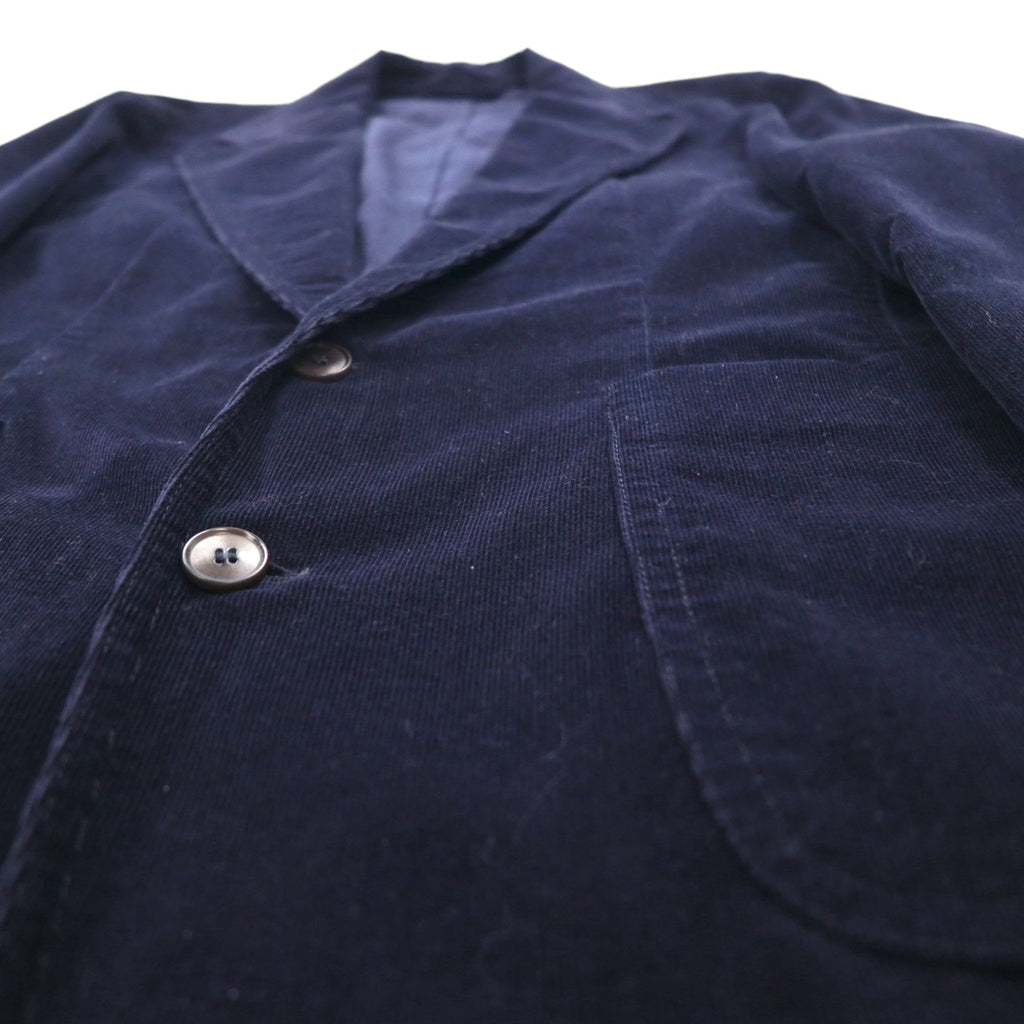 HUGO BOSS 2B Corduroy Tailored Jacket/Blazer, Size L, Navy, Made in Poland