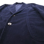HUGO BOSS 2B Corduroy Tailored Jacket/Blazer, Size L, Navy, Made in Poland