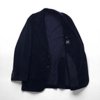 HUGO BOSS 2B Corduroy Tailored Jacket/Blazer, Size L, Navy, Made in Poland