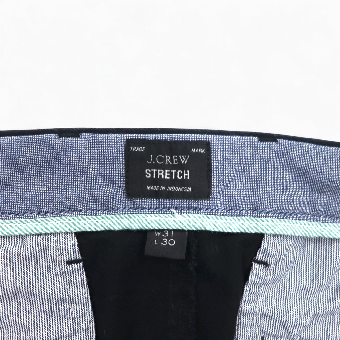 J.CREW ストレッチ スキニーパンツ Ｍ ブラック コットン 250 SKINNY