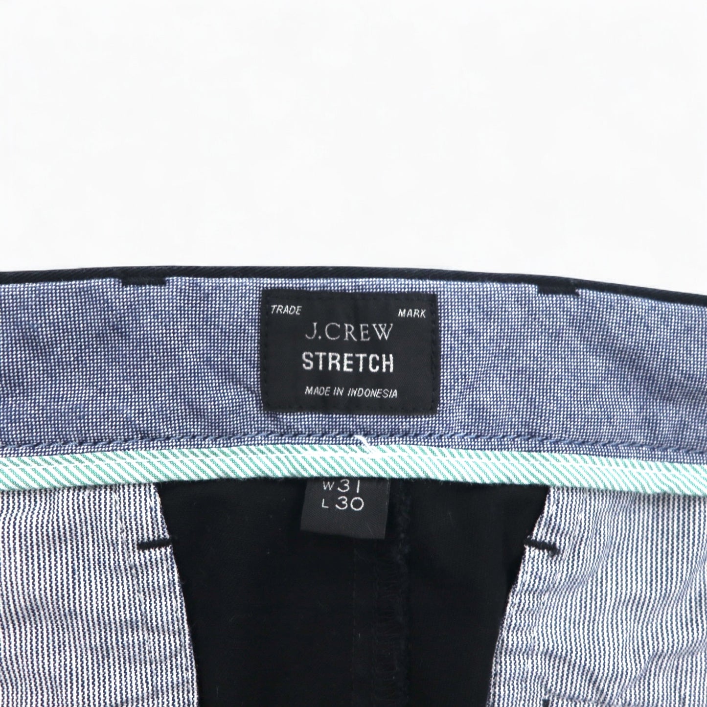 J.CREW ストレッチ スキニーパンツ Ｍ ブラック コットン 250 SKINNY