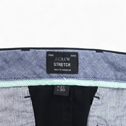 J.CREW ストレッチ スキニーパンツ Ｍ ブラック コットン 250 SKINNY