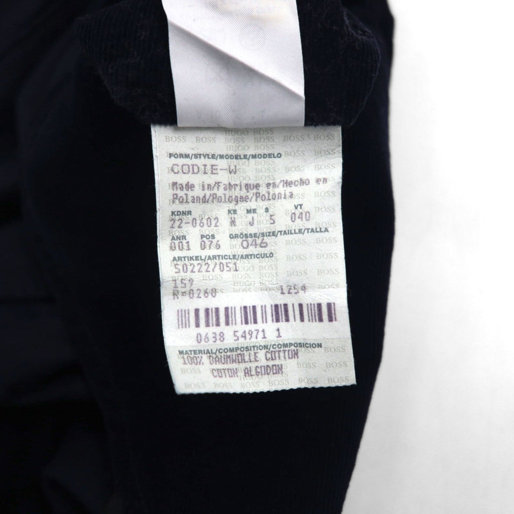 HUGO BOSS 2B Corduroy Tailored Jacket/Blazer, Size L, Navy, Made in Poland