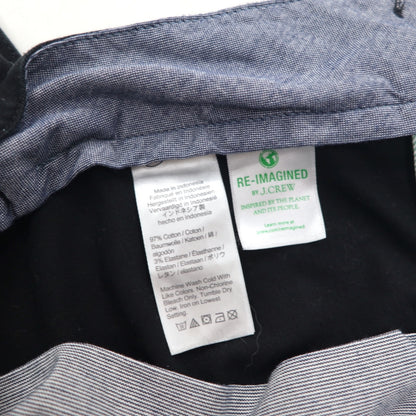 J.CREW ストレッチ スキニーパンツ Ｍ ブラック コットン 250 SKINNY