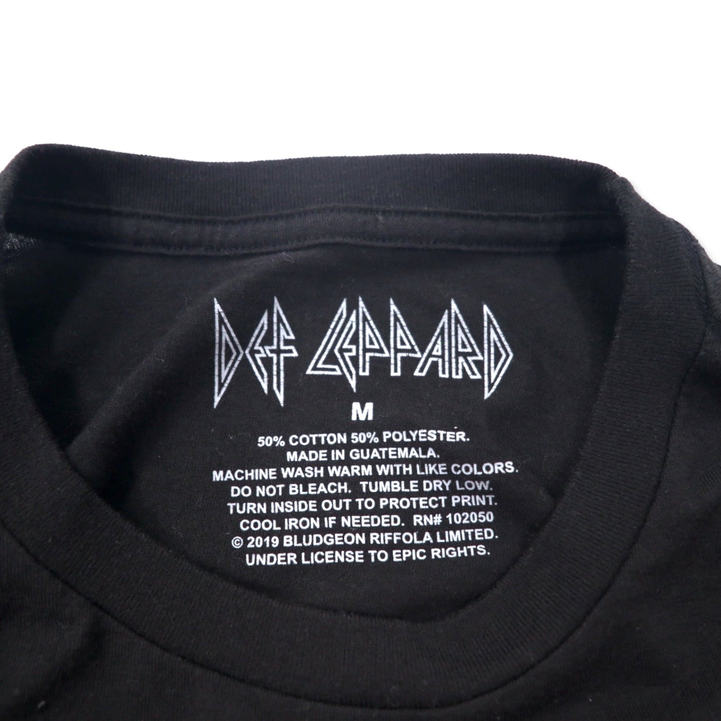 DEF LEPPARD デフレパード バンド Tシャツ M ブラック コットン