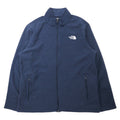日本然リトテ-古着オンライン-THE NORTH FACE フルジップ フリースジャケット XL ネイビー ポリエステル ワンポイントロゴ刺繍-THE NORTH FACE FLEECE Jacket XL Navy Polyester One Point Logo Embroidery