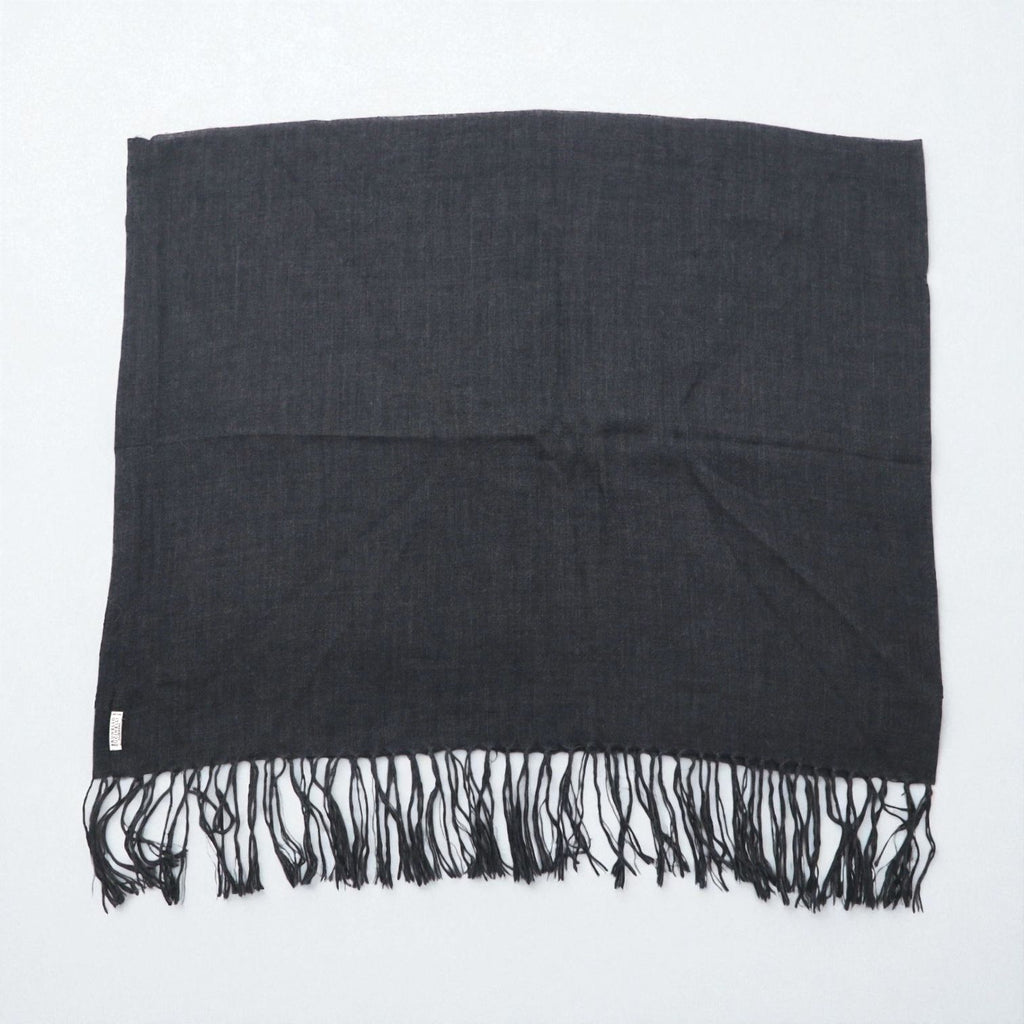 BRUNELLO CUCINELLI Italian Cashmere Fringe Scarf, Gray