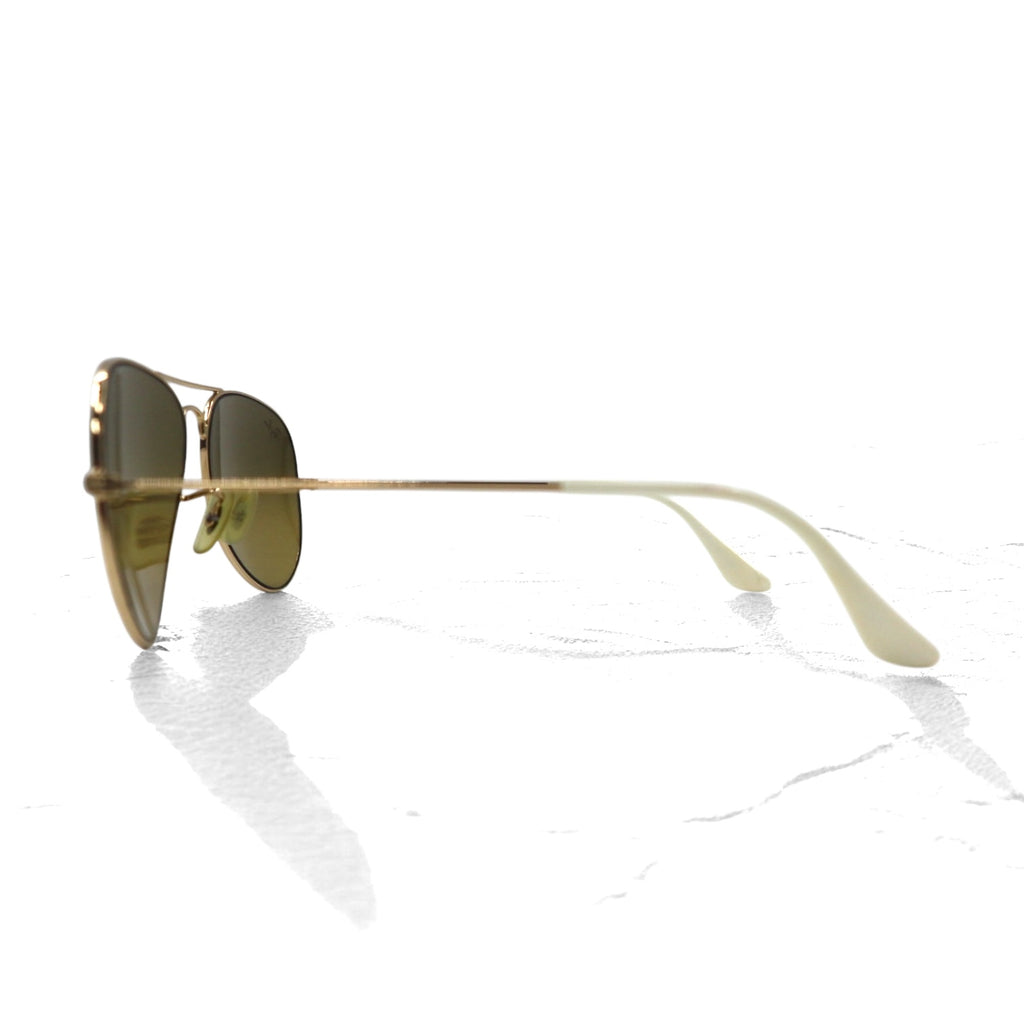 Ray-Ban Italian Made Aviator Teardrop Sunglasses Metal LARGE METAL 001/3K 58◻︎14 2N