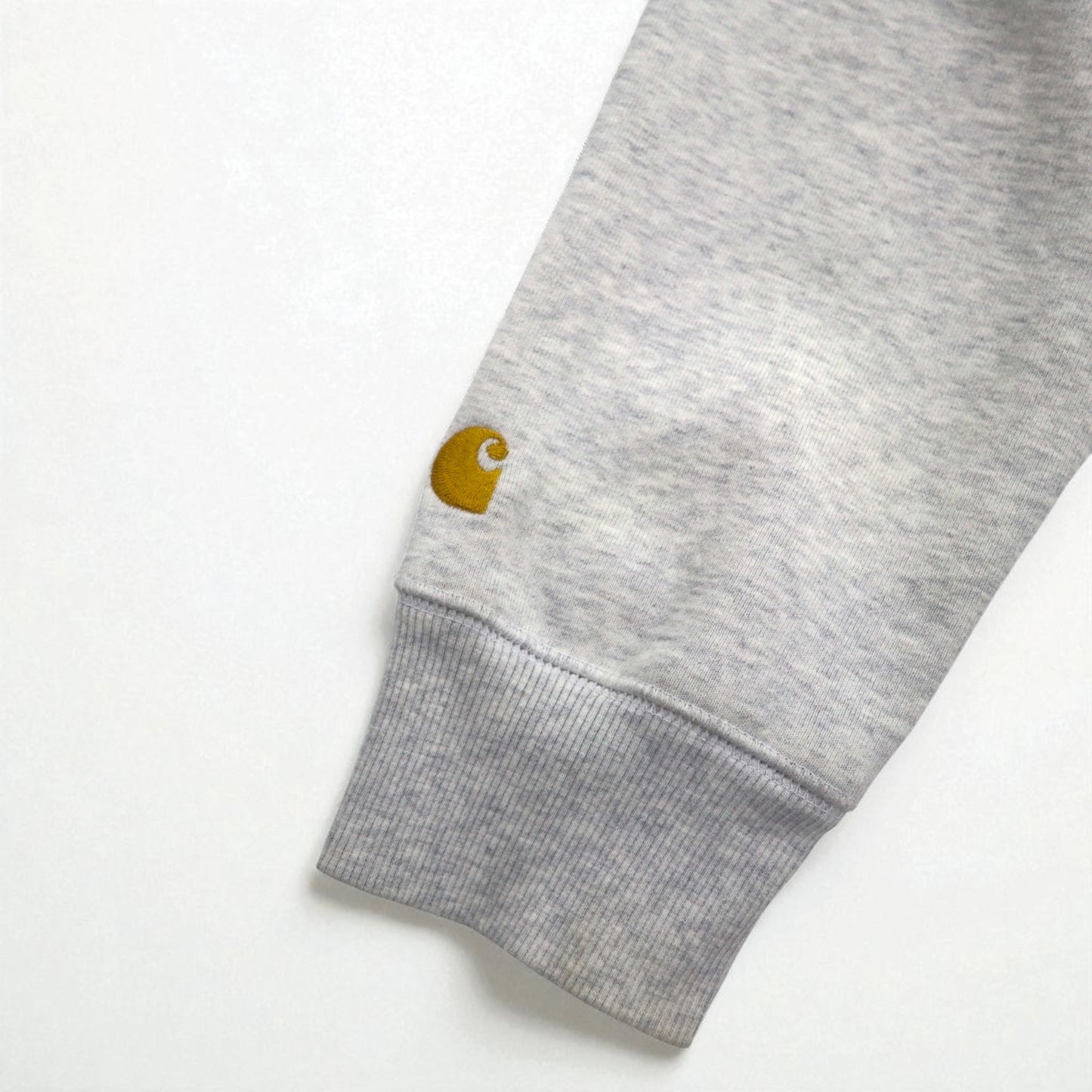 Carhartt WIP Hooded Chase Sweatshirt, Size L, Solid Color, Pocket, Fleece-Lined, I015897, Made in Bulgaria