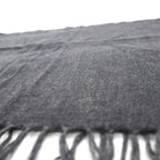 BRUNELLO CUCINELLI Italian Cashmere Fringe Scarf, Gray