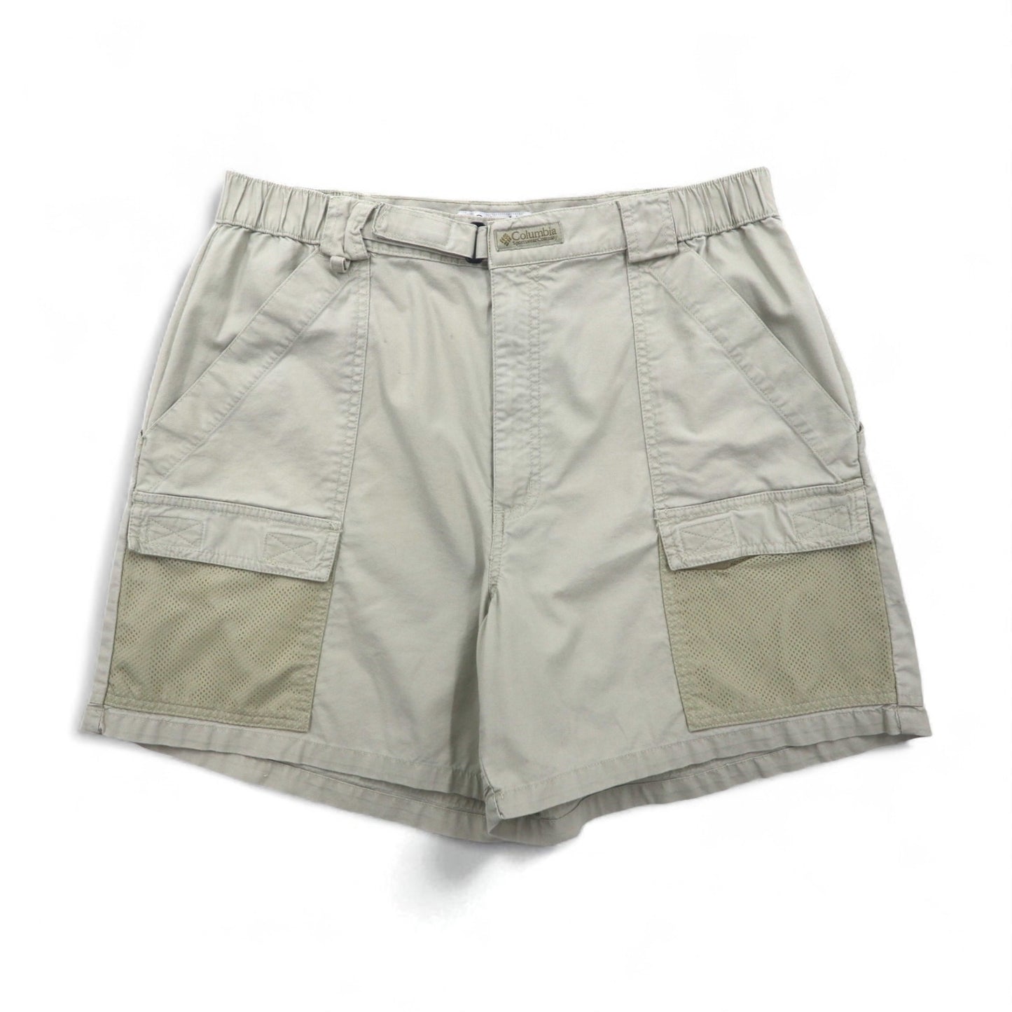 Columbia PFG ブッシュ ショートパンツ L ベージュ コットン ポケット FM8100