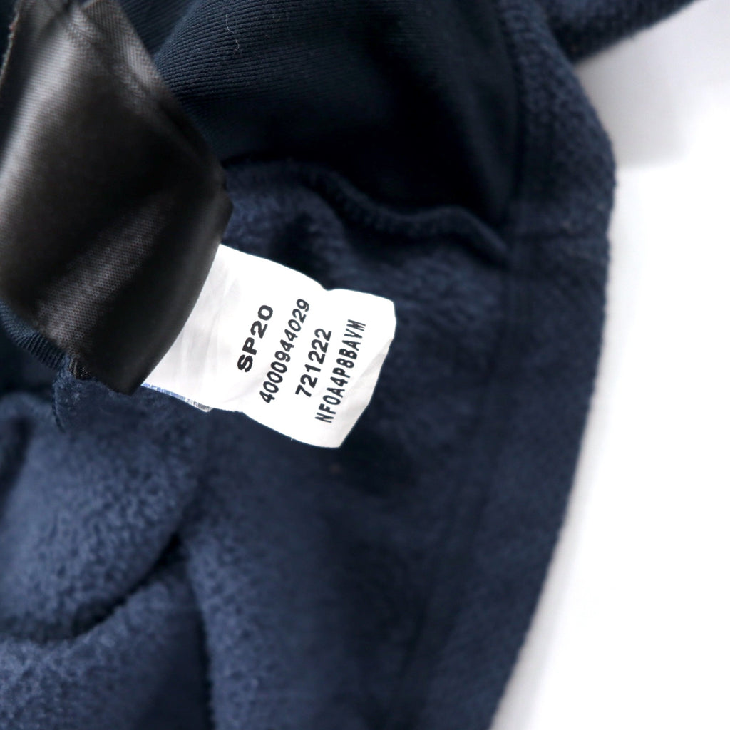 THE NORTH FACE Full Zip Fleece Jacket XL Navy Polyester One Point Logo Embroidery
