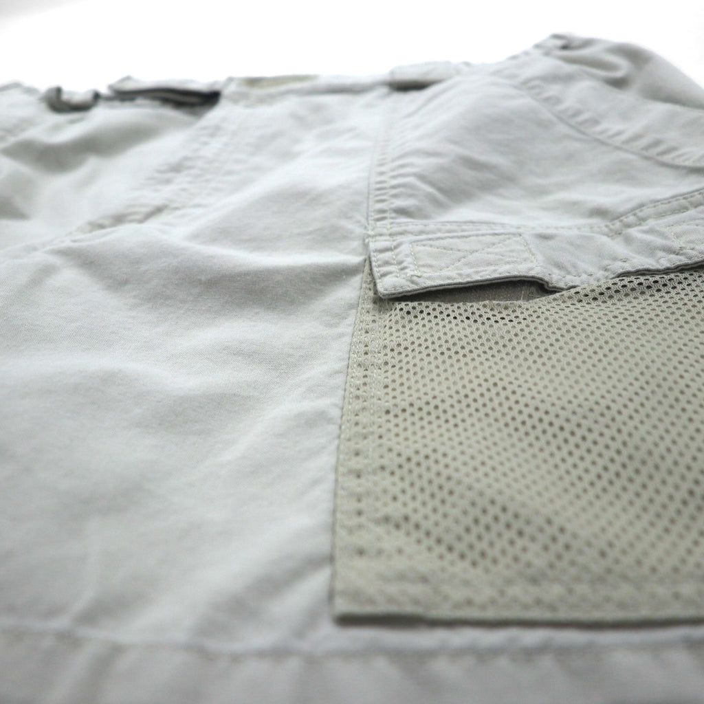 Columbia PFG Bush Shorts, Large, Beige, Cotton, Pocket, FM8100