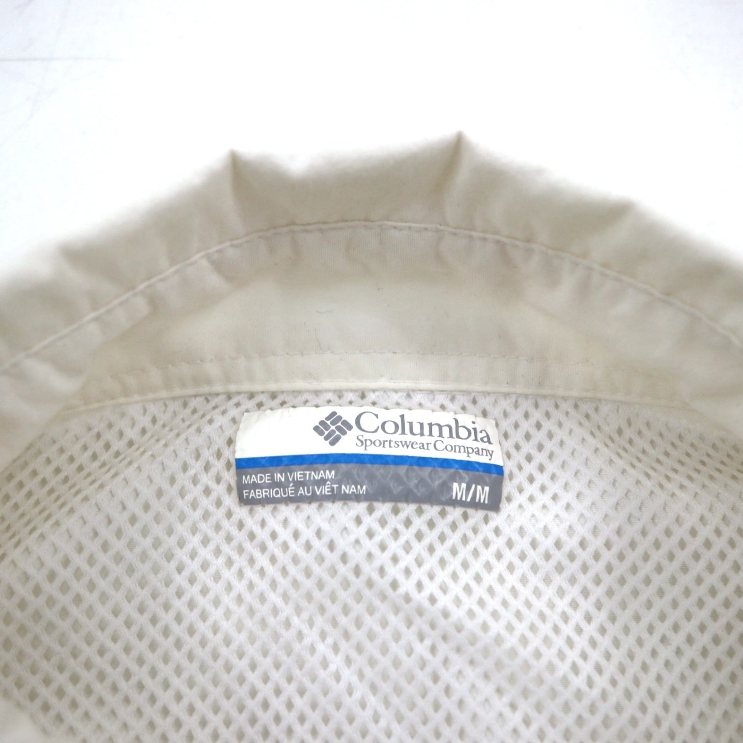 Columbia PFG バハマII ショートスリーブシャツ フィッシングシャツ M ホワイト ナイロン FM7047