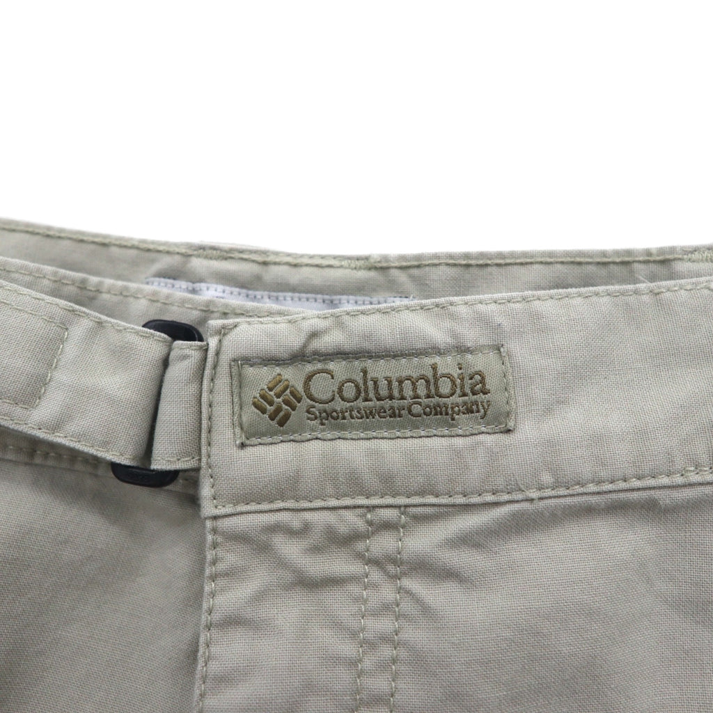 Columbia PFG Bush Shorts, Large, Beige, Cotton, Pocket, FM8100