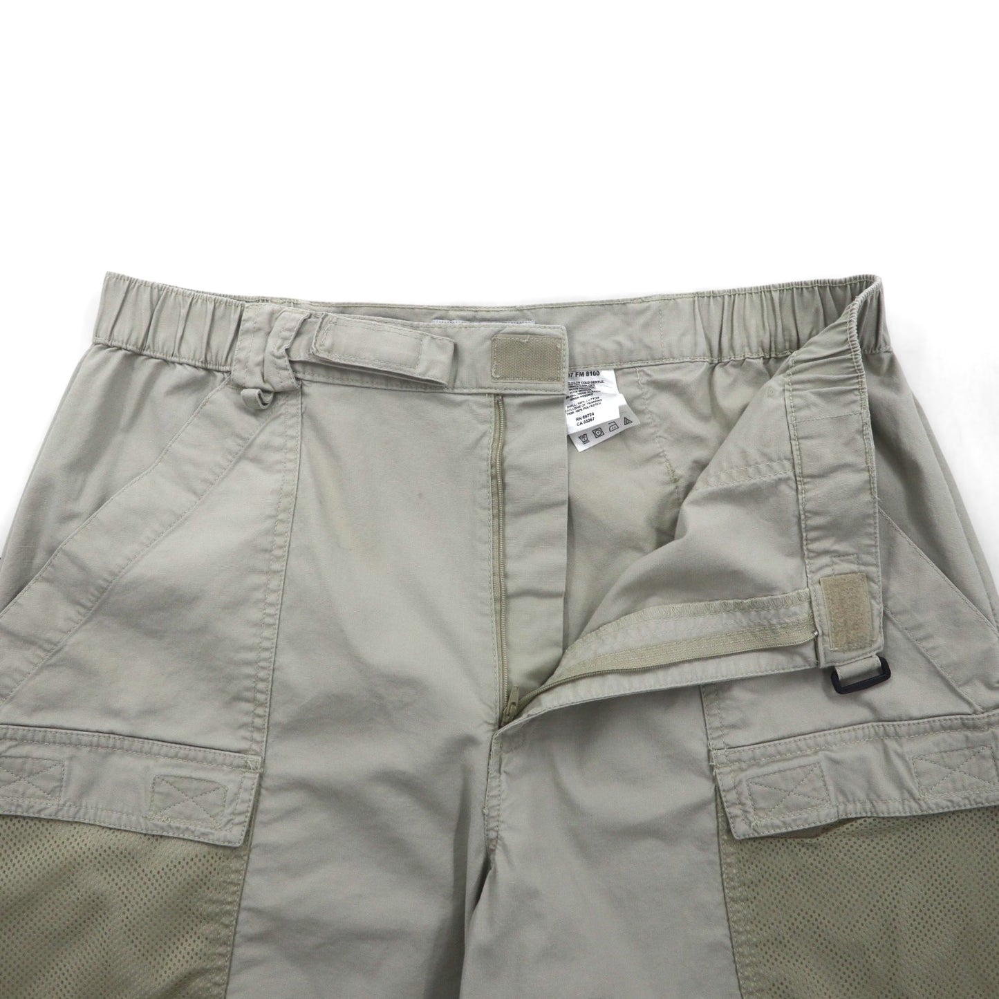 Columbia PFG ブッシュ ショートパンツ L ベージュ コットン ポケット FM8100