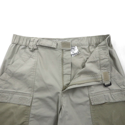 Columbia PFG ブッシュ ショートパンツ L ベージュ コットン ポケット FM8100