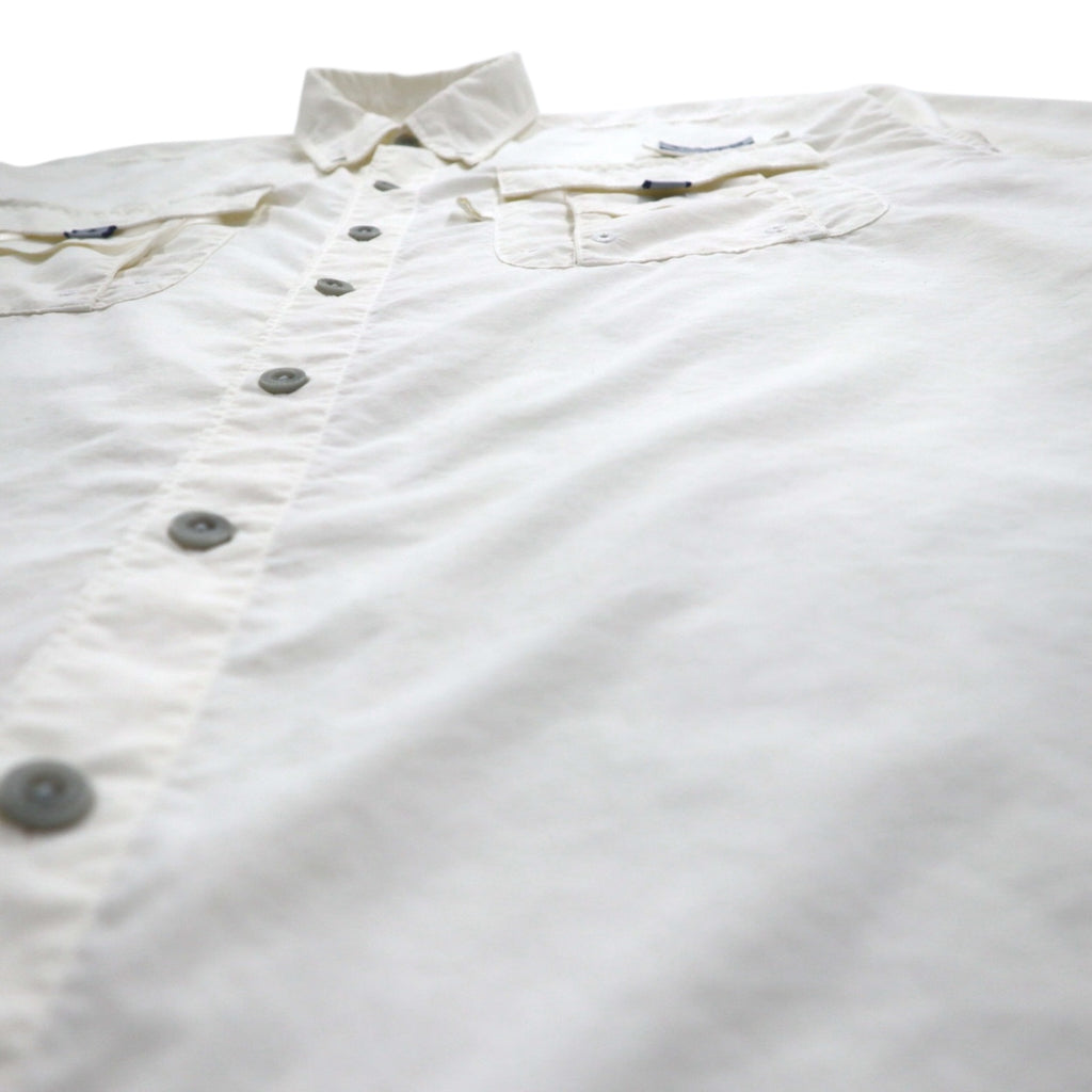 Columbia PFG バハマII ショートスリーブシャツ フィッシングシャツ M ホワイト ナイロン FM7047