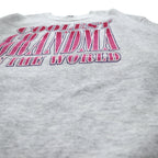 USA made 90s Lee print sweatshirt XL grey COOLEST GRANDMA IN THE WORLD