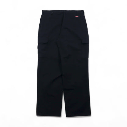 Dickies Wide Cargo Pants, Large, Black, Polyester, 7113038BK