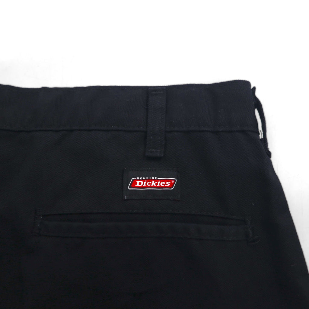 Dickies Wide Cargo Pants, Large, Black, Polyester, 7113038BK