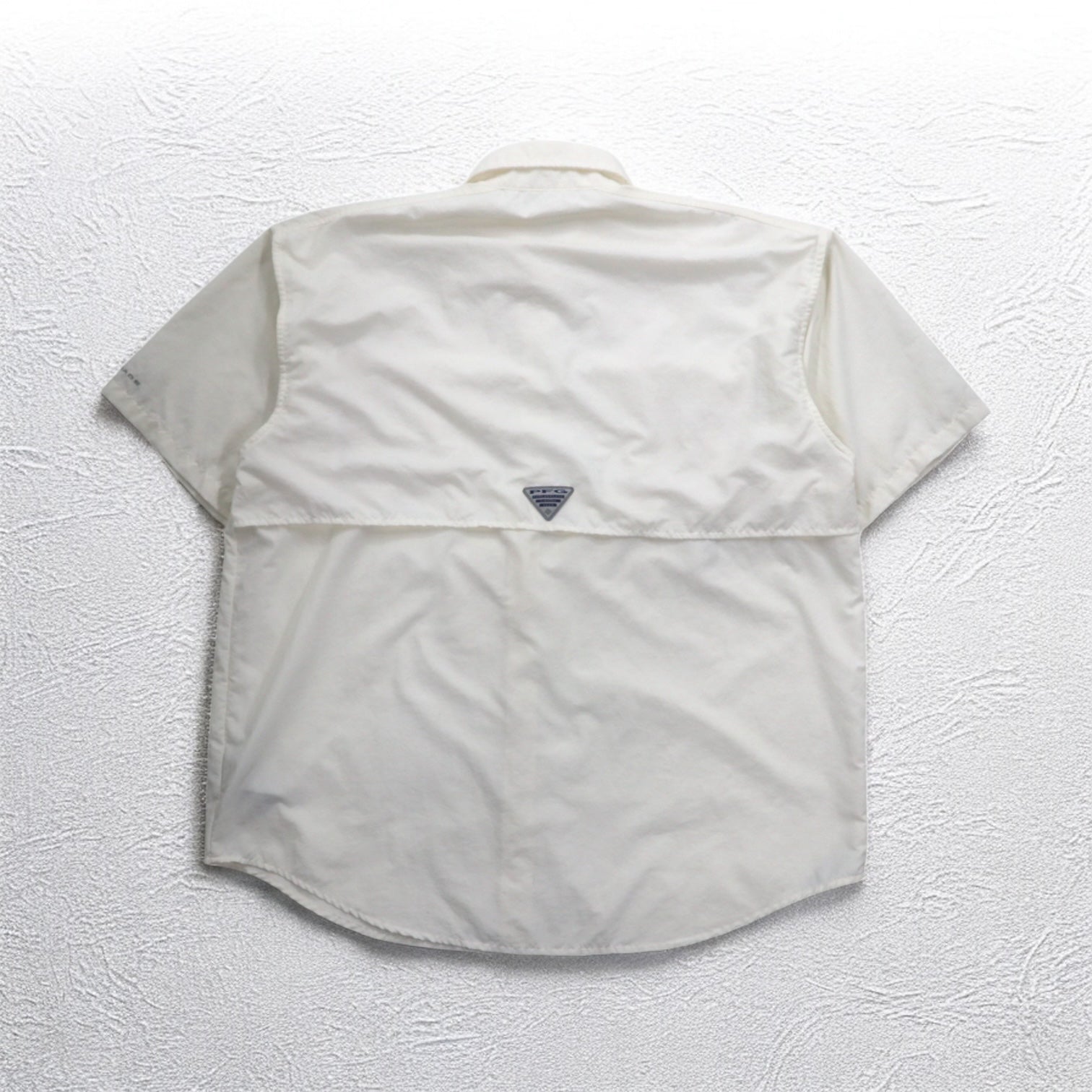 Columbia PFG バハマII ショートスリーブシャツ フィッシングシャツ M ホワイト ナイロン FM7047