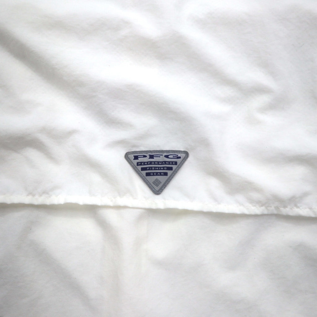 Columbia PFG バハマII ショートスリーブシャツ フィッシングシャツ M ホワイト ナイロン FM7047