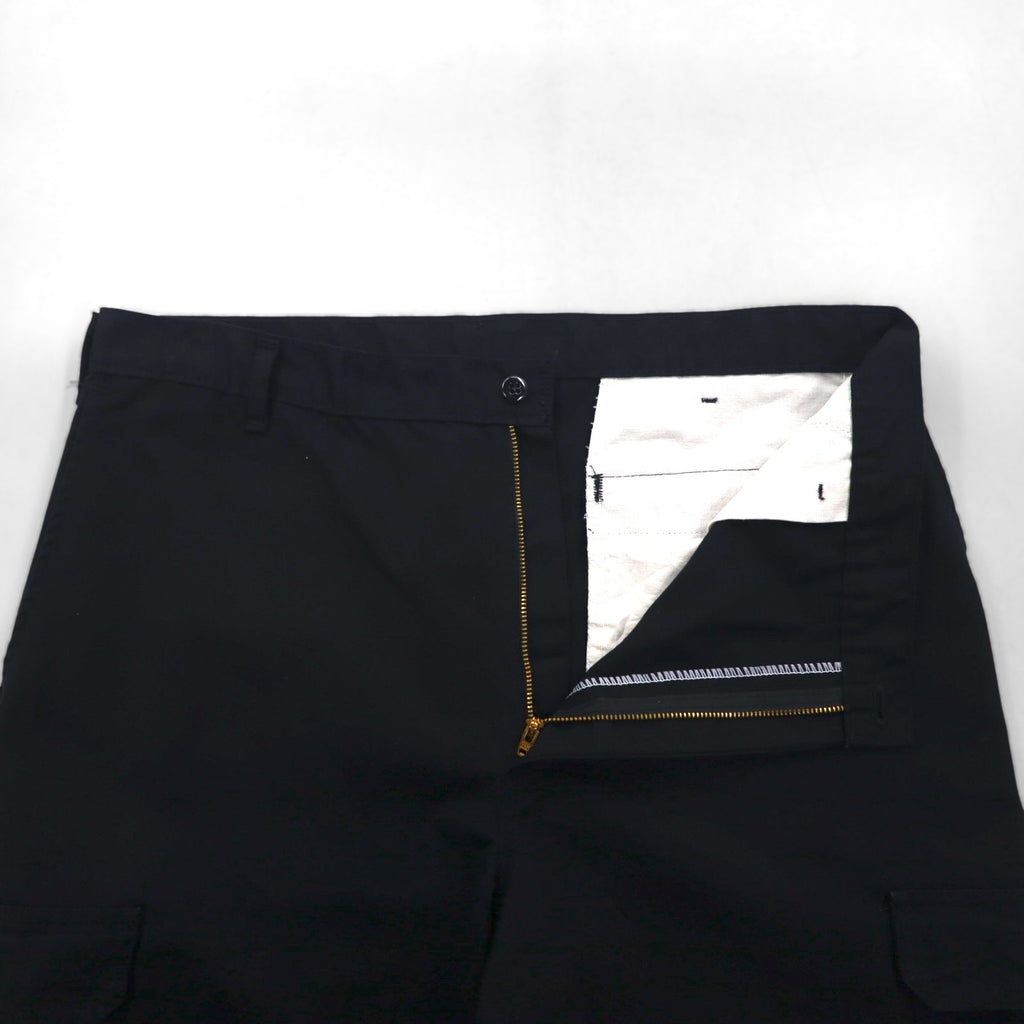Dickies Wide Cargo Pants, Large, Black, Polyester, 7113038BK