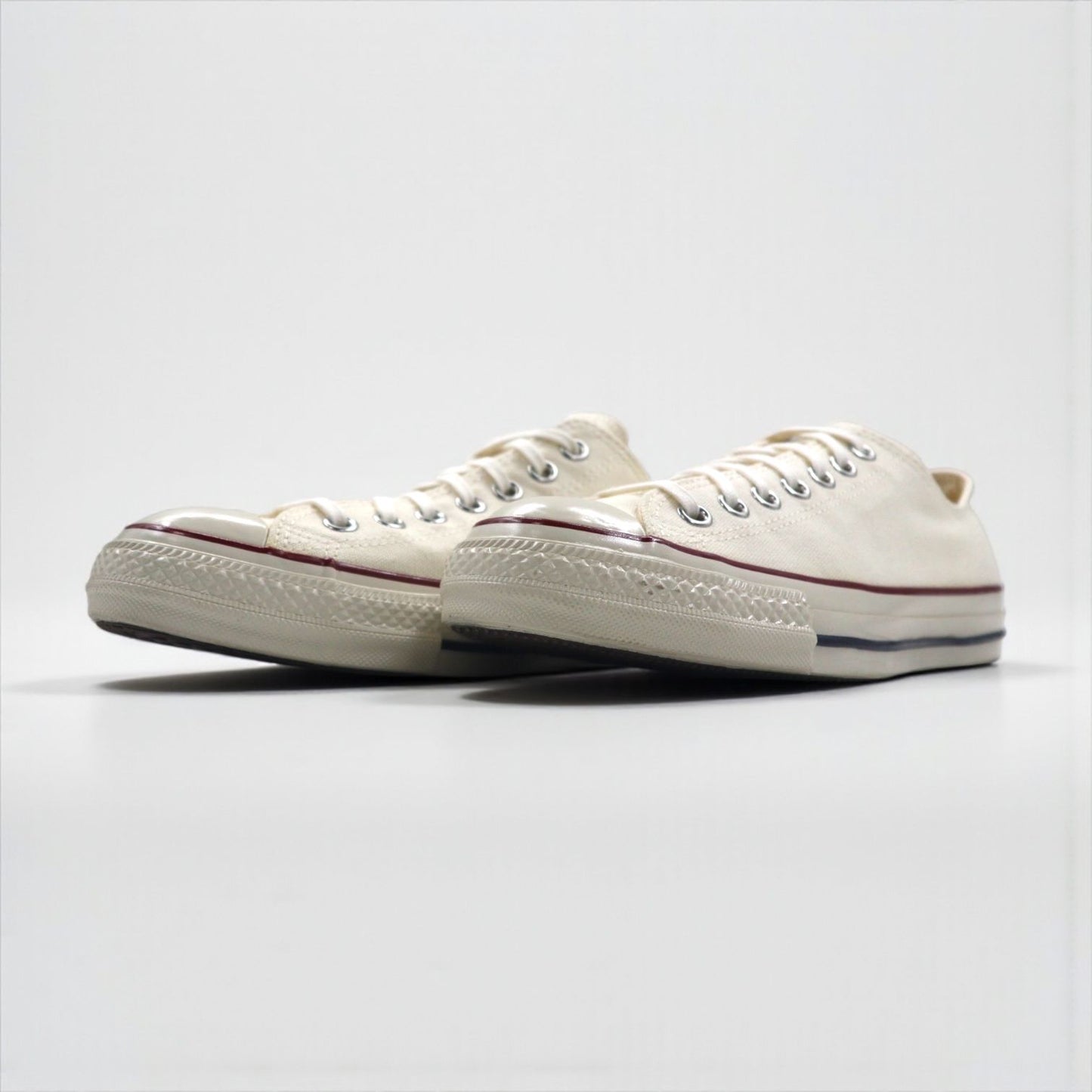 CONVERSE ALL STAR US ORIGINATOR low-top sneakers, size 27cm, white canvas, tricolor, 1SD287