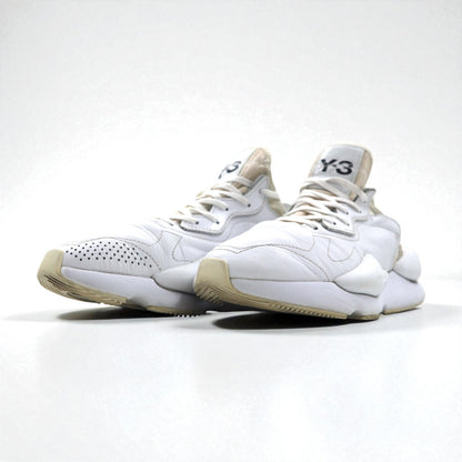 Y-3 (adidas x YOHJI YAMAMOTO) Kaiwa Sneakers, Size 26cm, White Leather, G54502