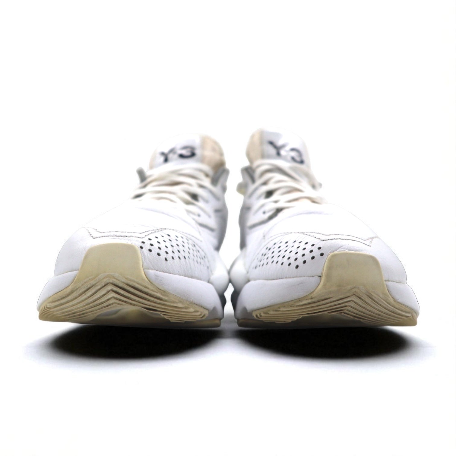 Y-3 (adidas x YOHJI YAMAMOTO) Kaiwa Sneakers US8 White Leather
