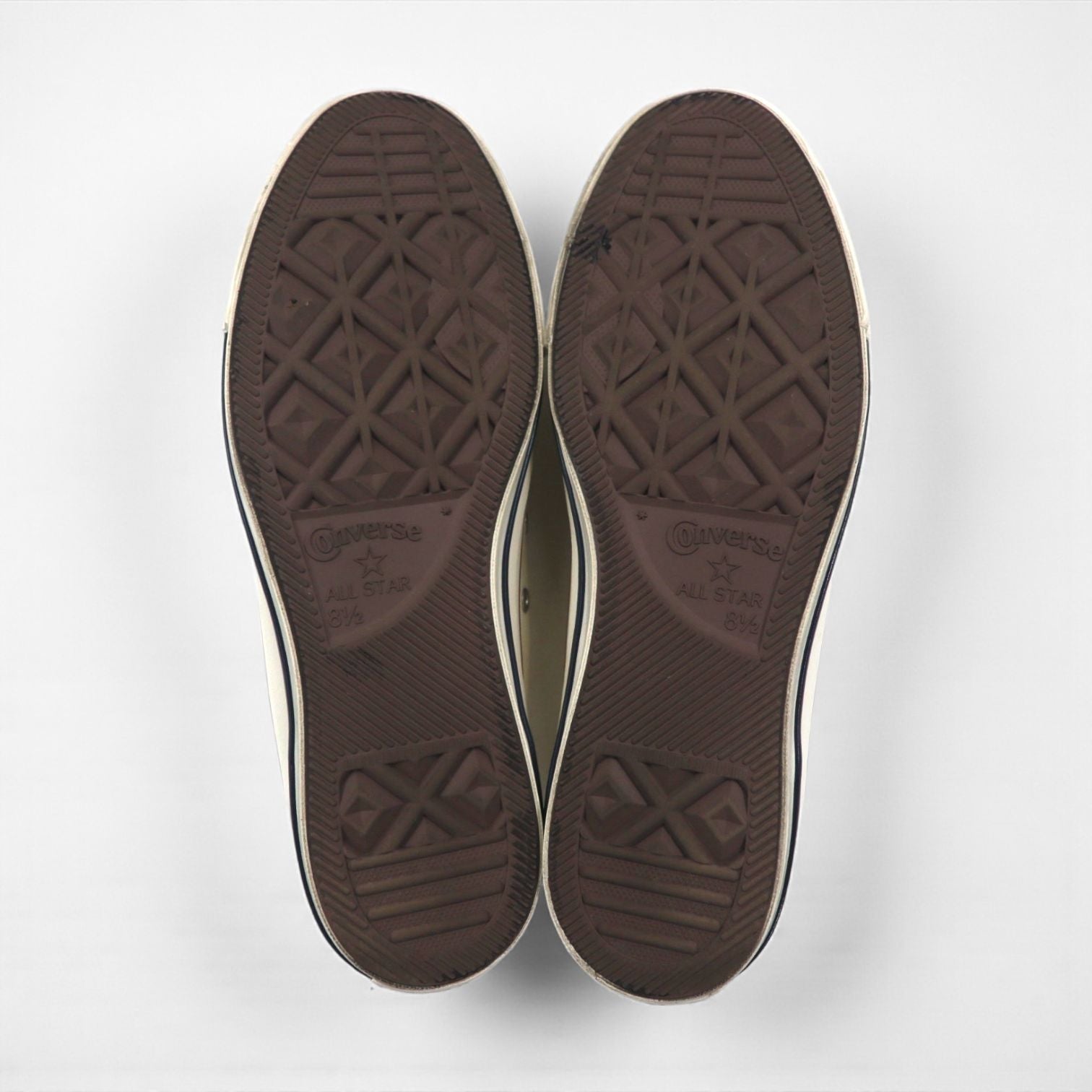 CONVERSE ALL STAR US ORIGINATOR low-top sneakers, size 27cm, white canvas, tricolor, 1SD287