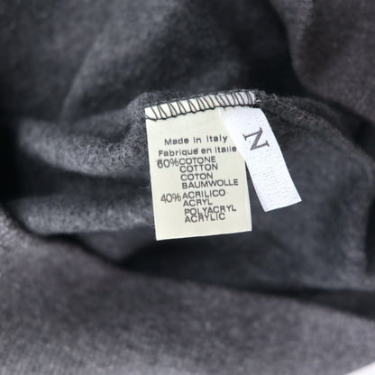 U.P renoma イタリア製 90年代 モックネック スウェット L グレー コットン 裏起毛