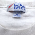 Made in USA 90s JERZEES COTTON SWEATS Printed sweatshirt XL White CARSON'S STEELERS