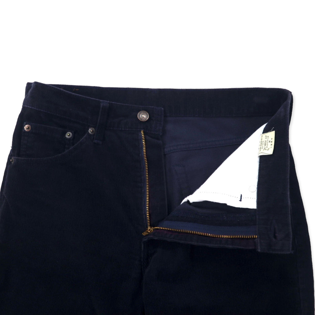 Levi's 90年代 517 ブーツカット コーデュロイパンツ 30 ネイビー コットン 白タブ 517-15 日本製