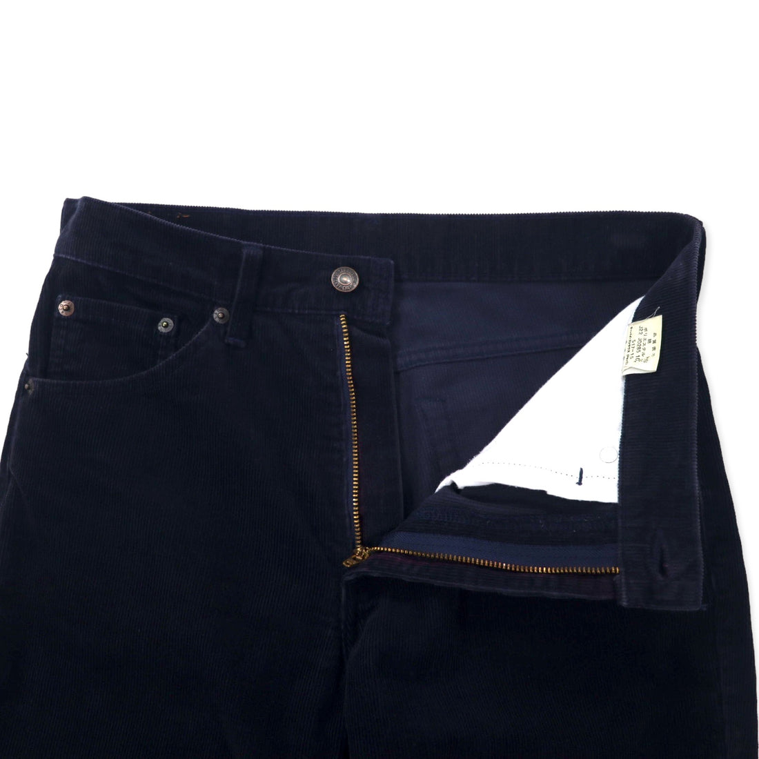 Levi's 90年代 517 ブーツカット コーデュロイパンツ 30 ネイビー コットン 白タブ 517-15 日本製