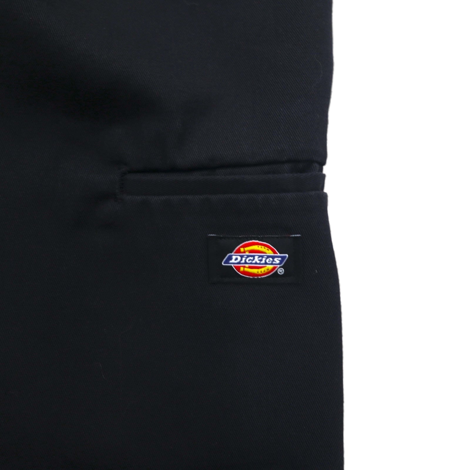 Dickies Loose Fit Short Work Pants, Size L, Black, 41283, Made in Mexico