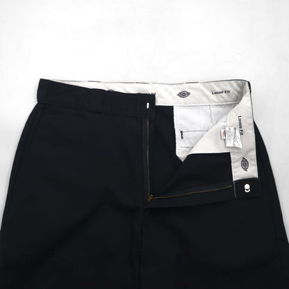 Dickies ルーズフィット Loose Fit ショート ワークパンツ ハーフパンツ L ブラック 41283 メキシコ製