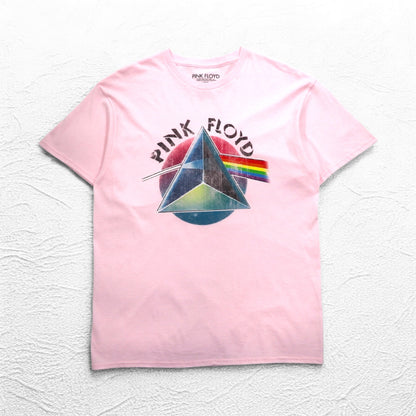 PINK FLOYD ピンクフロイド バンド Tシャツ L ピンク 狂気 オフィシャル ホンジュラス製
