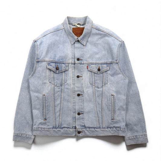 Levi's 90年代 USA製 デニムジャケット Gジャン L ライトブルー アイスウォッシュ 70507-4834