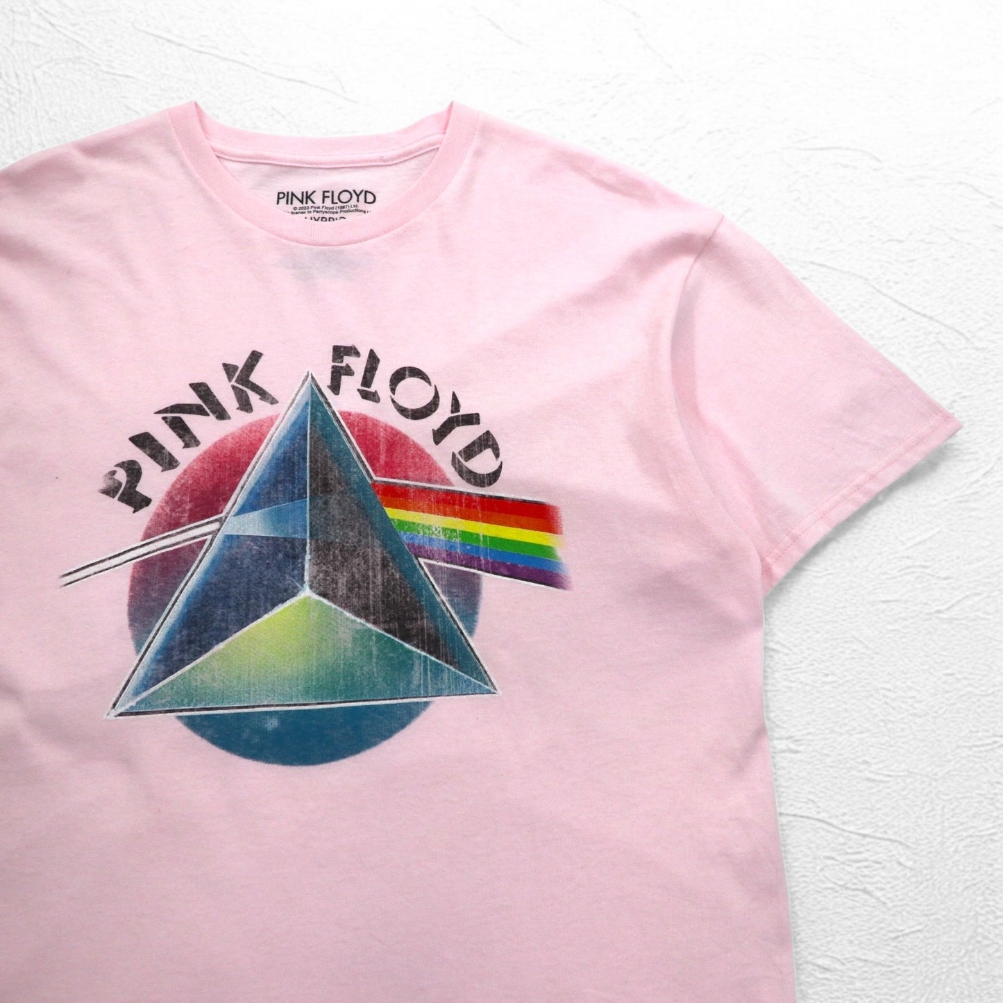 PINK FLOYD ピンクフロイド バンド Tシャツ L ピンク 狂気 オフィシャル ホンジュラス製