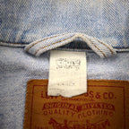 Levi's 90年代 USA製 デニムジャケット Gジャン L ライトブルー アイスウォッシュ 70507-4834