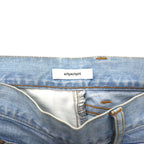 whowhat puzzle denim pants S blue cotton stretch reconstructed remake made in Japan
