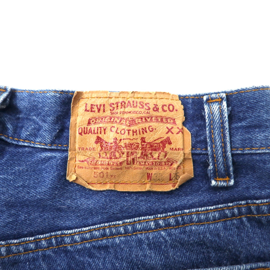 Levi's USA製 501XX デニムパンツ 30 ブルー コットン ボタン裏546 501-0000
