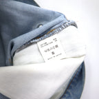 whowhat puzzle denim pants S blue cotton stretch reconstructed remake made in Japan