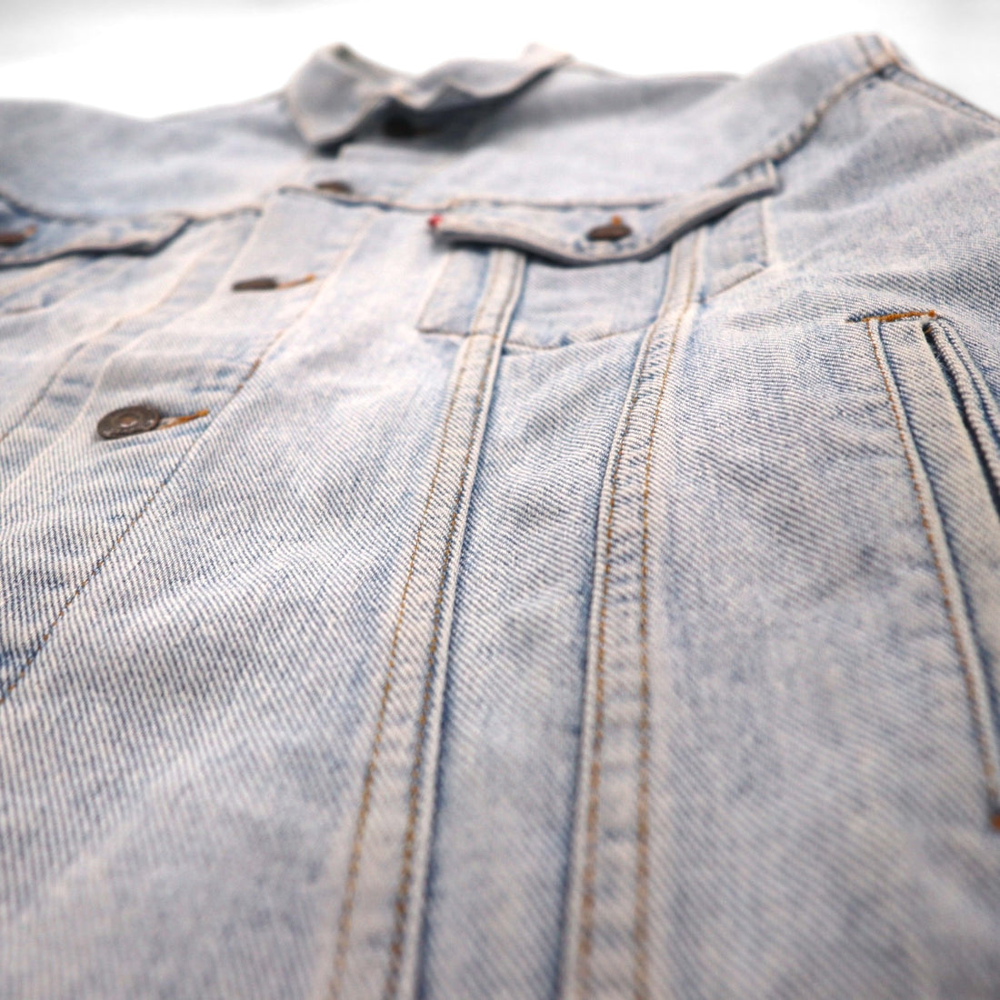 Levi's 90年代 USA製 デニムジャケット Gジャン L ライトブルー アイスウォッシュ 70507-4834