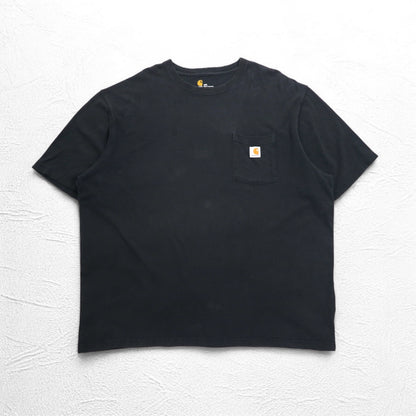 carhartt オリジナルフィット ポケット Tシャツ ポケTee 2XL ORIGINAL FIT ブラック ビッグサイズ