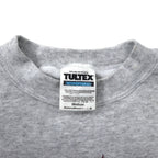 TULTEX 90s Printed Sweatshirt M Grey Cotton Fleece Lining ST. AUGUSTINE FL Made in Mexico